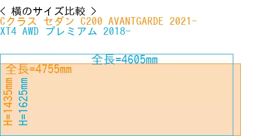 #Cクラス セダン C200 AVANTGARDE 2021- + XT4 AWD プレミアム 2018-